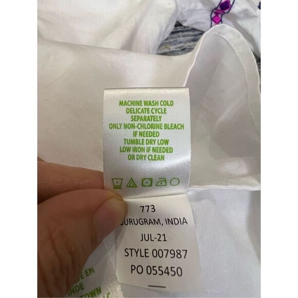 Lilly Pulitzer NWT Coretta Embroidered Tunic Blouse Boho size XXS - Picture 10 of 12